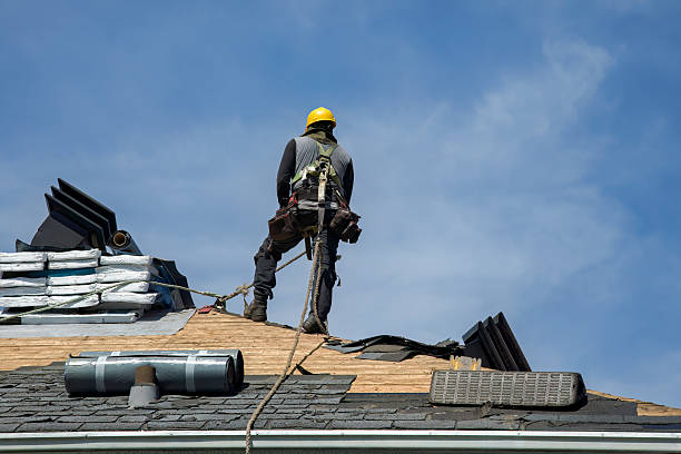 Professional Flat Roof Repair technician working in Spring Lake, MI